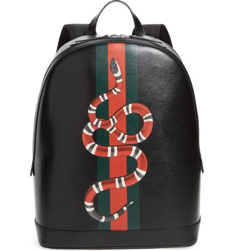 gucci snake backpack ebay